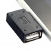 USB-C OTG Adapter | Right Angle USB-C to USB 2.0 Type A On-the-go Adapter (USB-C Male to USB-A Female)
