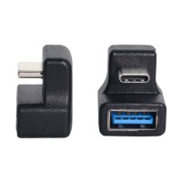180 degree Right Angle USB-C to USB-A OTG Adapter for Smartphones and Tablets 180 degree Right Angle USB-C to USB-A OTG Adapter for Smartphones and Tablets