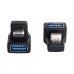 180 degree Right Angle USB-C to USB-A OTG Adapter for Smartphones and Tablets 180 degree Right Angle USB-C to USB-A OTG Adapter for Smartphones and Tablets