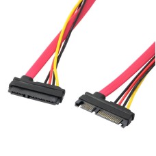 SATA (22Pin, 7+15) Male to SATA (22Pin, 7+15) Female Power and Data Extension Cable SATA (22Pin, 7+15) Male to SATA (22Pin, 7+15) Female Power and Data Extension Cable