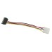 SATA (15Pin) Male to IDE (4-Pin Molex) Female Power Extension Cable SATA (15Pin) Male to IDE (4-Pin Molex) Female Power Extension Cable