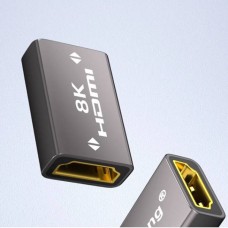 8K Gold plated HDMI 2.1 Female to HDMI 2.1 Female Coupler / Adpater