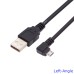 90 degree Angled Micro USB Cable for Charging and Data Sync 90 degree Angled Micro USB Cable for Charging and Data Sync