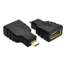 Straight Micro HDMI Male To HDMI Female Adapter / Converter Straight Micro HDMI Male To HDMI Female Adapter / Converter