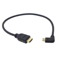 L-Shape 90deg Mini HDMI to Standard HDMI Adapter Cable / Jumper