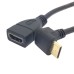 90 degree Up Angle Mini HDMI Male to Standard HDMI Female Cable / Jumper / Feeder / Cord 90 degree Up Angle Mini HDMI Male to Standard HDMI Female Cable / Jumper / Feeder / Cord