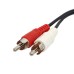 3.5mm Stereo Female Mini Jack to 2 Male RCA Y Adapter