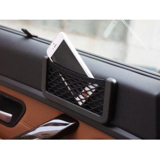 Nylon Net Back / Adhesive iPhone 6 Plus / Galaxy Note / Phone Card Ticket String Bag for Auto / Car Nylon Net Back / Adhesive iPhone 6 Plus / Galaxy Note / Phone Card Ticket String Bag for Auto / Car