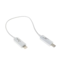 8pin Lightning Male to Micro USB Male Cable for OTG from iPhone / Charging via an Android Phone