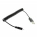 Coiled USB to Micro USB B Male Connector Cable for Galaxy Phone / Galaxy Tablet / LG / HTC Phones Coiled USB to Micro USB B Male Connector Cable for Galaxy Phone / Galaxy Tablet / LG / HTC Phones