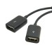2-in-1 OTG and Charging Cable for Android Micro USB Terminated Smartphone / Tablets