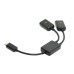 2-in-1 OTG and Charging Cable for Android Micro USB Terminated Smartphone / Tablets