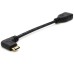 Mini HDMI Male Right 90 degrees Angle Cable to HDMI Female Connector Cable Adapter (Cord) Mini HDMI Male Right 90 degrees Angle Cable to HDMI Female Connector Cable Adapter (Cord)