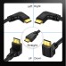 Mini HDMI Male Right 90 degrees Angle Cable to HDMI Female Connector Cable Adapter (Cord) Mini HDMI Male Right 90 degrees Angle Cable to HDMI Female Connector Cable Adapter (Cord)