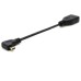 90 degree Right-Angled Micro-HDMI (Male) to HDMI (Female) Adapter Cable / Cord 90 degree Right-Angled Micro-HDMI (Male) to HDMI (Female) Adapter Cable / Cord
