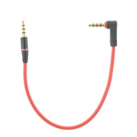 3.5mm Auxiliary Extension Cable (Angled 4 Pole to Flat 4 Pole, 20mm / 8inch) for Smartphones / MP3