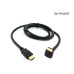 5 feet (1.5 meters) Long / Up Angle / Down Angled HDMI Male to HDMI Male Extension Cable 5 feet (1.5 meters) Long / Up Angle / Down Angled HDMI Male to HDMI Male Extension Cable