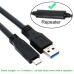 Super Long USB-C Male to USB 3.0 A Male Extension Cable / Data & Sync Cable Super Long USB-C Male to USB 3.0 A Male Extension Cable / Data & Sync Cable
