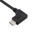 L-shaped (90&deg Angled) USB 3.1 Type C Male to USB 3.0 Type A Male Cable for Smartphones / Macbook
