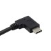 L-shaped (90&deg Angled) USB 3.1 Type C Male to USB 3.0 Type A Male Cable for Smartphones / Macbook