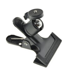 Multi-function Spring Clamp / Mount w/ 1/4" Ball Head for Camera / DSLR / VideoCam / Flash Reflector