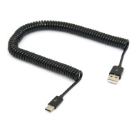 3M Coiled USB to USB Type-C (3.1) Male Cable for Galaxy Phone, Tablet / LG / HTC / Sony Xperia Phone 3M Coiled USB to USB Type-C (3.1) Male Cable for Galaxy Phone, Tablet / LG / HTC / Sony Xperia Phone