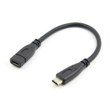 SLIM 20cm USB 3.1 / USB-C / USB Type C Male to Female Extender Cable for Macbook / Phones / Tablets