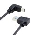 Angled USB-C Male to Left-Angled (or Right-Angled) USB 3.0 Male Data Cable for Computer & Smartphone Angled USB-C Male to Left-Angled (or Right-Angled) USB 3.0 Male Data Cable for Computer & Smartphone