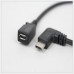 USB Micro Female to Right Angle USB Type-C (USB 3.1 / USB-C) Male Adapter Cable / Charger Cable