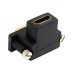 90 Degree Down Angled DVI Male to HDMI Female Adapter for Computer & HDTV