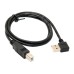 1 meter Angled USB Type-A Male to USB Type-B Male Cable for Printer / Scanner / Fax Machine / Copier