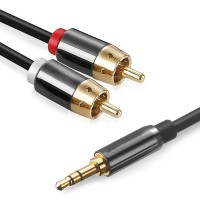 3.5mm male to 2x RCA Male Stereo Audio Y Cable / Splitter Cable 3.5mm male to 2x RCA Male Stereo Audio Y Cable / Splitter Cable