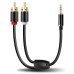 3.5mm male to 2x RCA Male Stereo Audio Y Cable / Splitter Cable 3.5mm male to 2x RCA Male Stereo Audio Y Cable / Splitter Cable