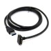 Up-Angled / Down-Angled Replacement Nikon UC-E14 USB Cable for Nikon D800 D800E D810 Cameras