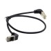 Down Angled to Down Angled 8P8C FTP STP UTP Cat 5e Male to Male Lan Ethernet Network Cable