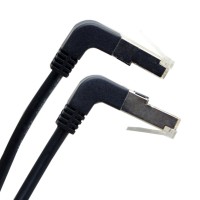 Down Angled to UP Angled 8P8C FTP STP UTP Cat 5e Male to Male Lan Ethernet Network Cable