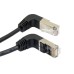 Down Angled to UP Angled 8P8C FTP STP UTP Cat 5e Male to Male Lan Ethernet Network Cable