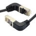 Down Angled to UP Angled 8P8C FTP STP UTP Cat 5e Male to Male Lan Ethernet Network Cable