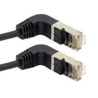 UP Angled to UP Angled 8P8C FTP STP UTP Cat 5e Male to Male Lan Ethernet Network Cable