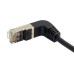 Up-Angle 90 Degree 8P8C FTP STP UTP Cat 5e Male to Male Lan Ethernet Network Cable