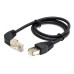 Up-Angle 90 Degree 8P8C FTP STP UTP Cat 5e Male to Male Lan Ethernet Network Cable