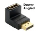 Angled (90-Degree) DisplayPort Male to DisplayPort Female Adapter / Extender / Extension Connector Angled (90-Degree) DisplayPort Male to DisplayPort Female Adapter / Extender / Extension Connector