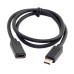 60cm (2 feet) Long USB-C Female to Male Cable Adapter / Extender / Extension Cable