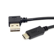 Angled USB-C Male to Up Angled (or Down-Angled) USB 3.0 Male Data Cable for Computer & Smartphones Angled USB-C Male to Up Angled (or Down-Angled) USB 3.0 Male Data Cable for Computer & Smartphones
