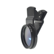 Cloth-Clip Pro 37mm Thread Graduated BLUE Filter Lens for iPhone / iPad / Cell Phones Cloth-Clip Pro 37mm Thread Graduated BLUE Filter Lens for iPhone / iPad / Cell Phones