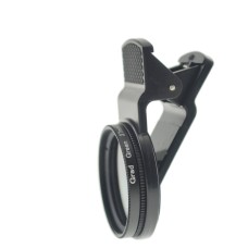 Cloth-Clip Pro 37mm Thread Graduated Green Filter Lens for iPhone / iPad / Cell Phones