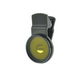 Cloth-Clip Pro 37mm Thread Grade 3 (#3) Solid Color Yellow Filter Lens for iPhone / Android Phones Cloth-Clip Pro 37mm Thread Grade 3 (#3) Solid Color Yellow Filter Lens for iPhone / Android Phones