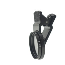 Cloth-Clip Pro 37mm Thread Cross Star Filter Lens (6 Points) for iPhone / iPad / Cell Phones Cloth-Clip Pro 37mm Thread Cross Star Filter Lens (6 Points) for iPhone / iPad / Cell Phones