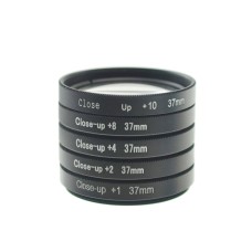 37mm Thread 1X / 2X / 4X / 8X / 10X Close-Up Lens Set 37mm Thread 1X / 2X / 4X / 8X / 10X Close-Up Lens Set