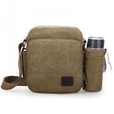 Shoulder bag with bottle carrier